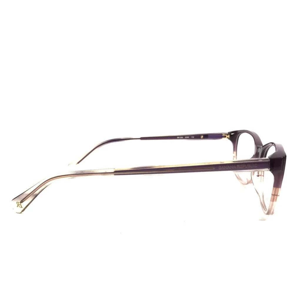 Banana Republic Eyeglasses Frames BR204 2OW Purple Cat Eye Full Rim 52-16-135